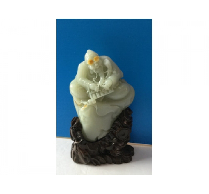 神算856g和田玉籽料