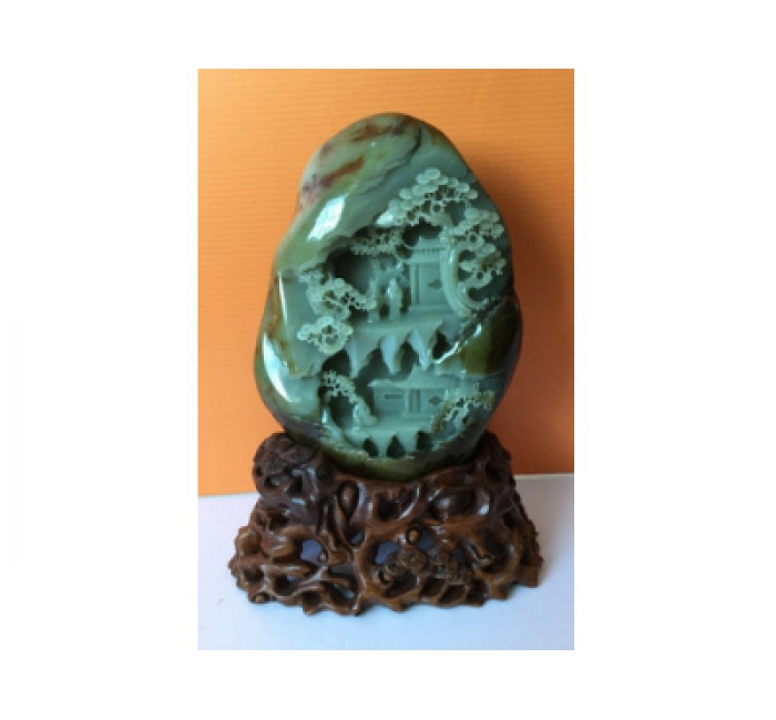 山籽4165g和田玉籽料